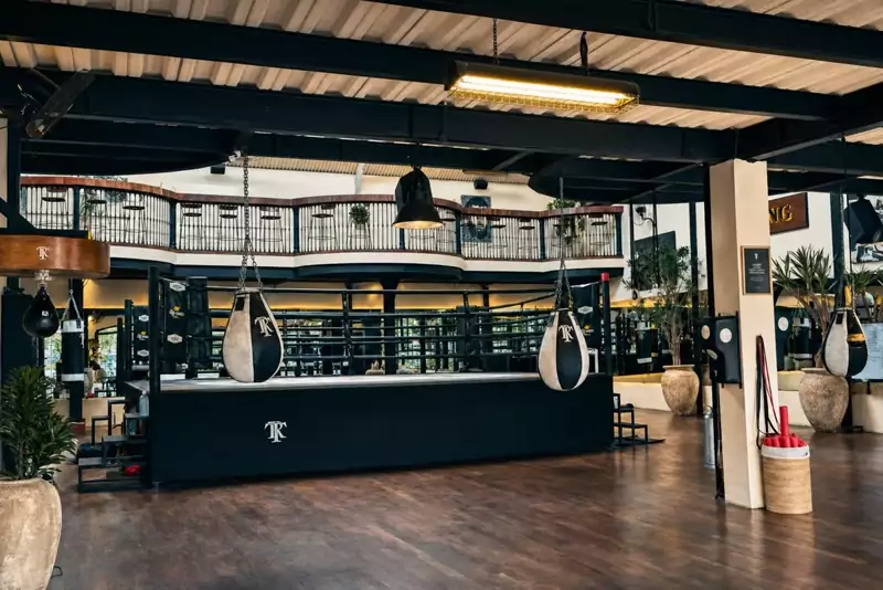 The Ring Canggu boxing ring and training floor